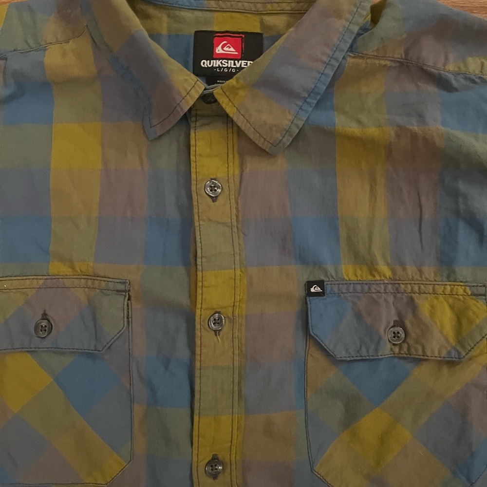 Quiksilver Plaid Button-Down Shirt